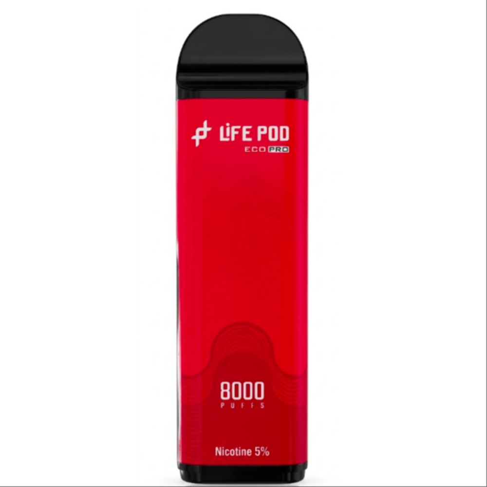 Vaper Desechable Life Pod Eco Pro Cartridge 8000K Puffs - Apple Melon Ice