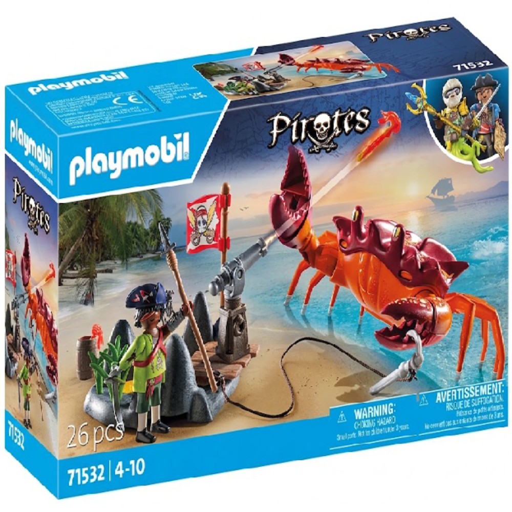 Juguete Playmobil Battle Against The Giant Crab