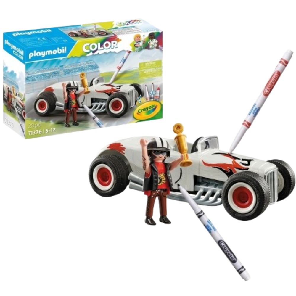 Juguete Playmobil Pm-Color Racing Car
