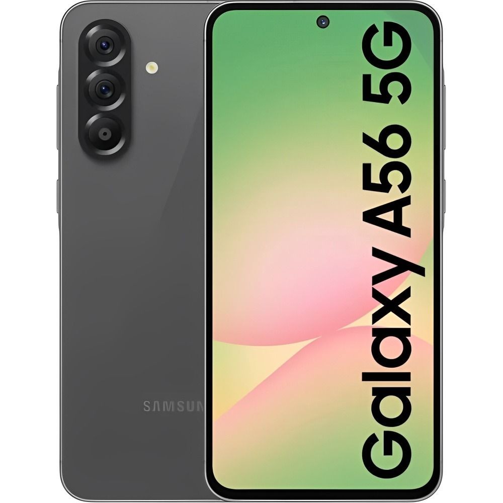 Smartphone Samsung Galaxy A56 A566B 5G DS 8/256GB  6.7" 5+12+50/12MP - Awesome Graphite (ARB)