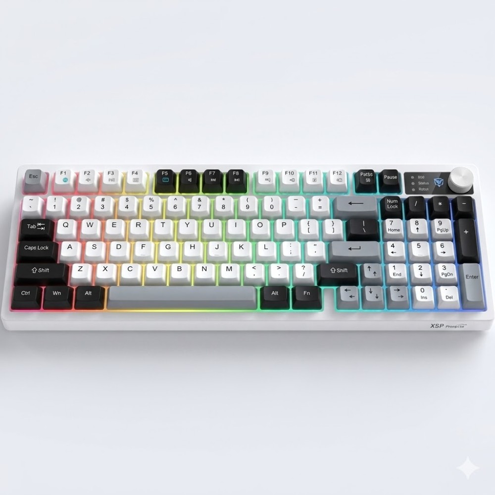 Teclado Onikuma Gaming MT902 Mechanical White