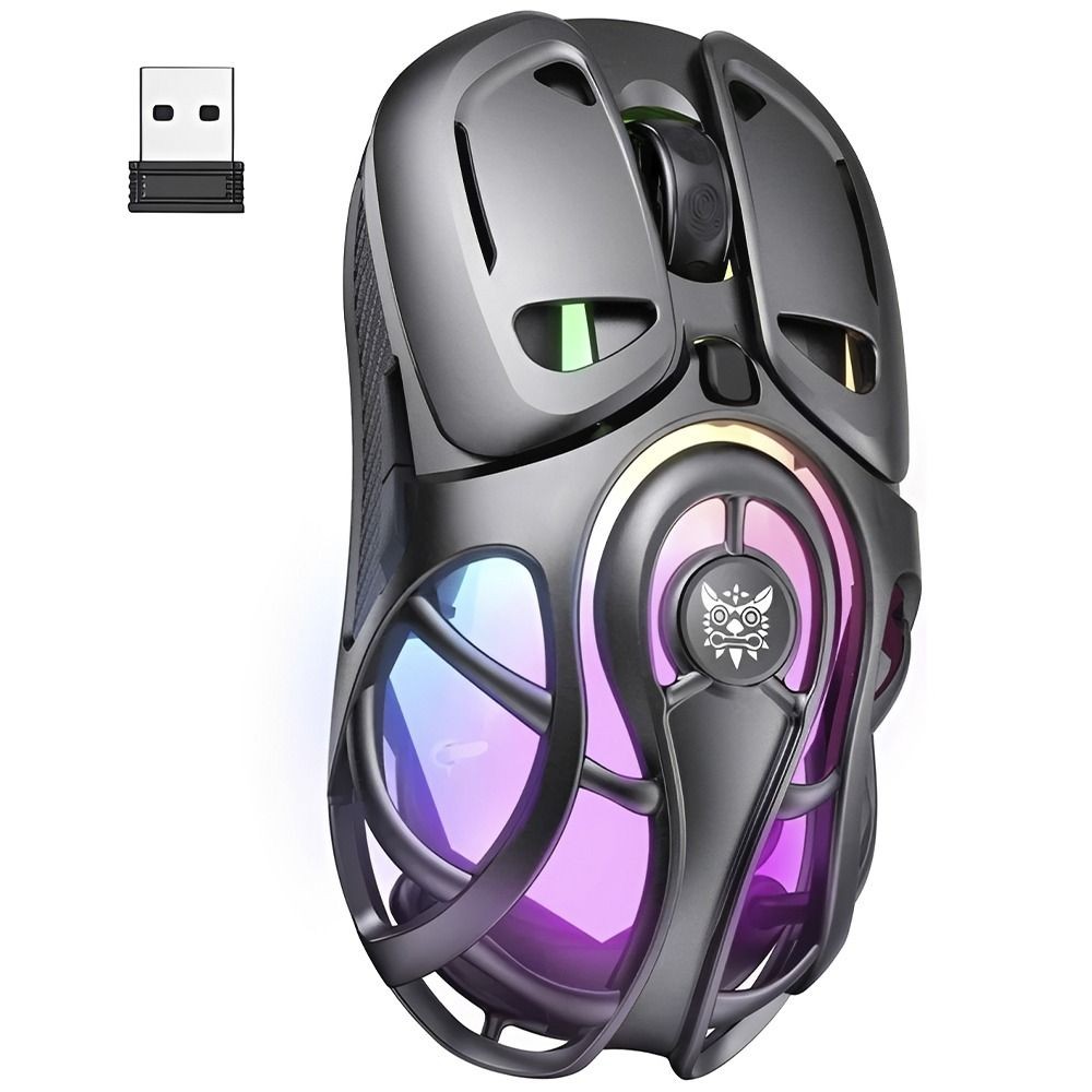 Mouse Onikuma Gaming DM02 2.4G RGB/USB Gray