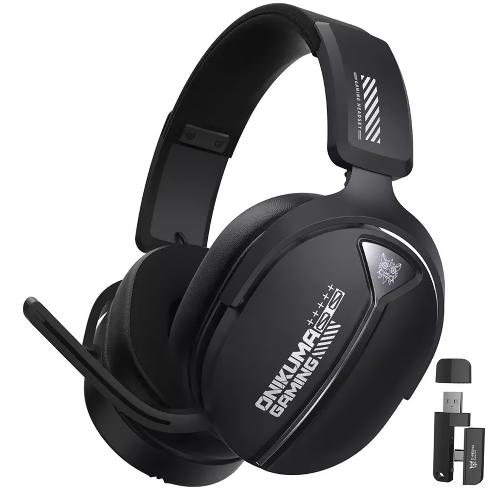 Auricular Onikuma Gaming GT887 BT/USB-C Black
