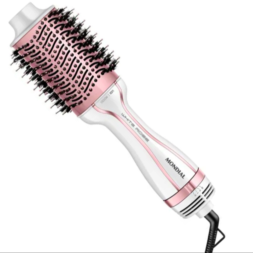 Cepillo Secador Mondial ES-50 Bivolt - White Rose