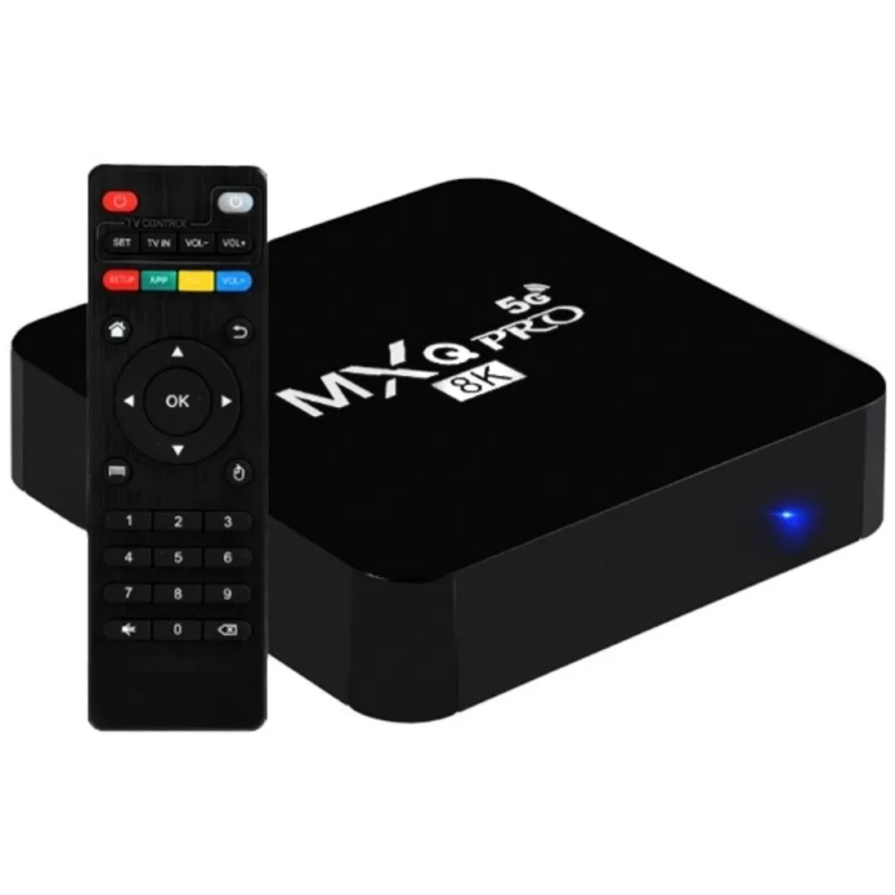 Receptor TV Box MXQ Pro 64/256GB 8K 5G - Black