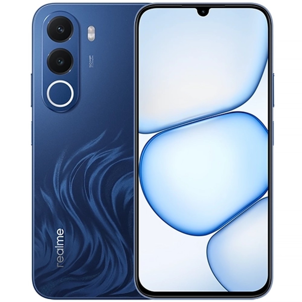 Smartphone Realme C100X RMX5366 DS LTE NFC 4/128GB 6.8" 50/5MP - Deed Blue (Anatel)