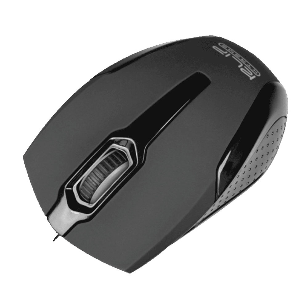 Mouse Klip Galet KMO-120BK 1000 DPI Ajustable/USB - Black