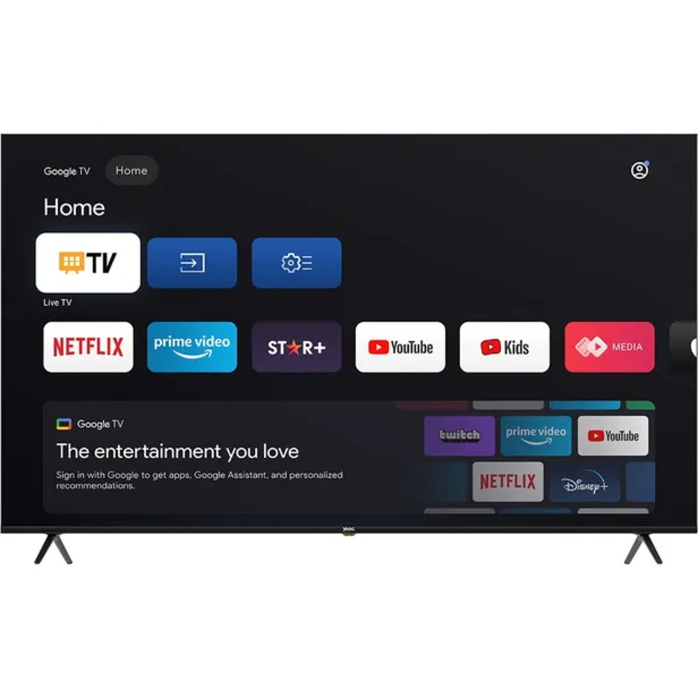TV Smart Led  Joog  85'' 85JGTV 4K HDMI/USB/ISDBT Google TV + Soporte