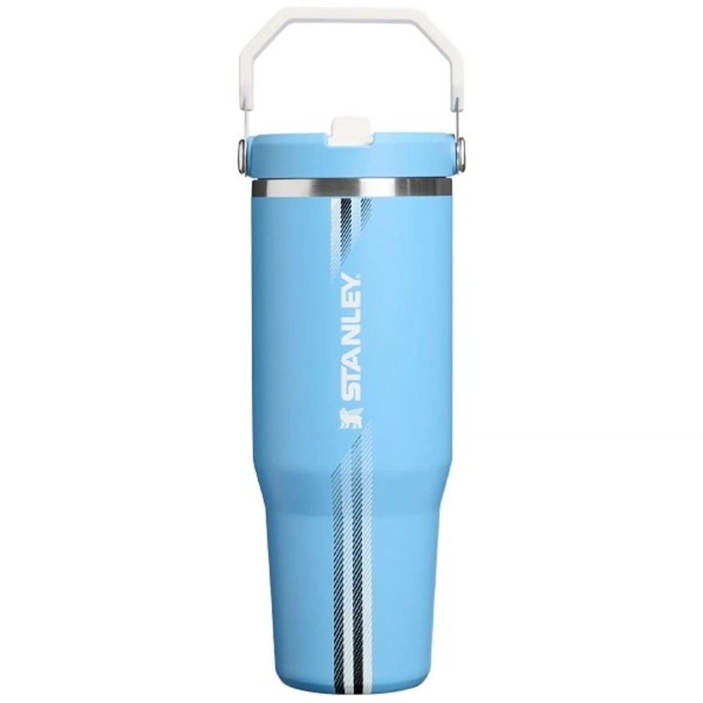 Termo Stanley Termica Flip straw Tumbler 887mL - Team Light Blue White