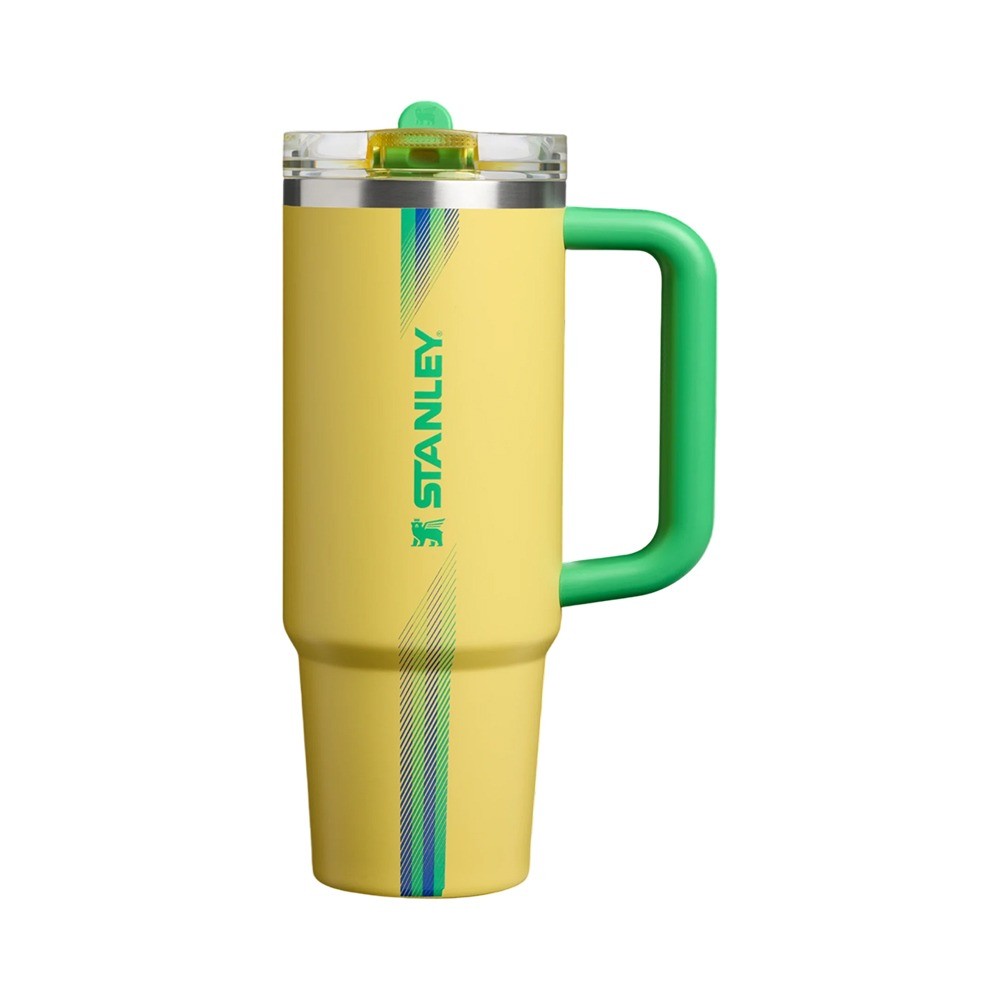 Vaso Stanley Tumbler Quencher Protour Con Pico 887mL - Team Yellow Green