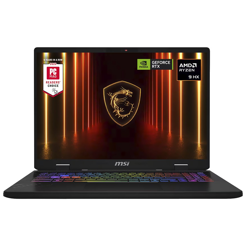 Notebook MSI Crosshair A16 D8WFKG-090US AMD R9-8940HX 16/1TB 16" RTX5060
