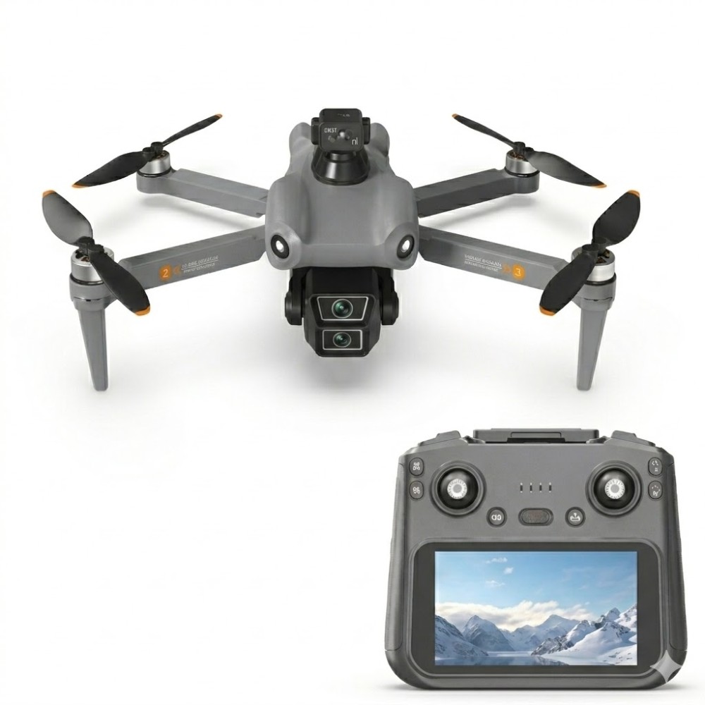 Drone Hetzer L300 Ultra PANTALLA/GPS/90ø/2 Baterias  - Grey