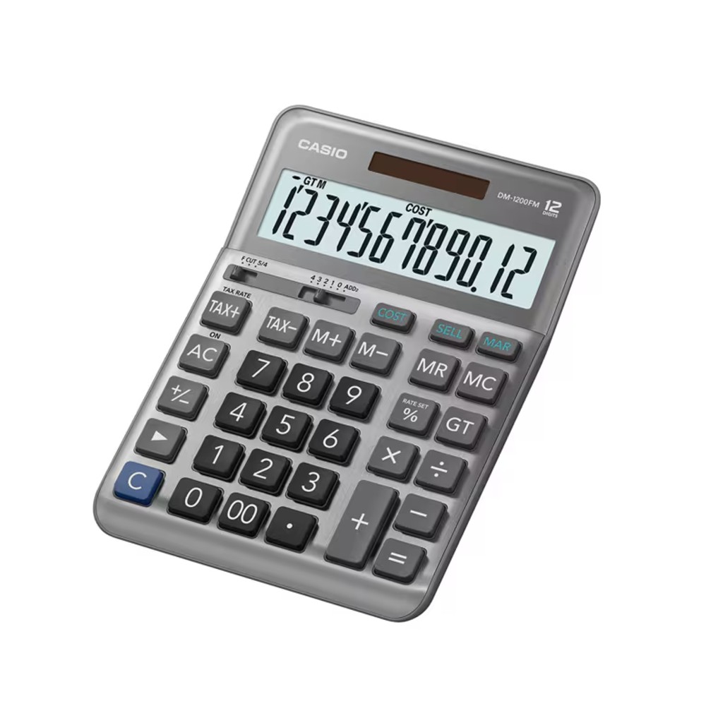 Calculadora Casio DM-1200FM - Grey