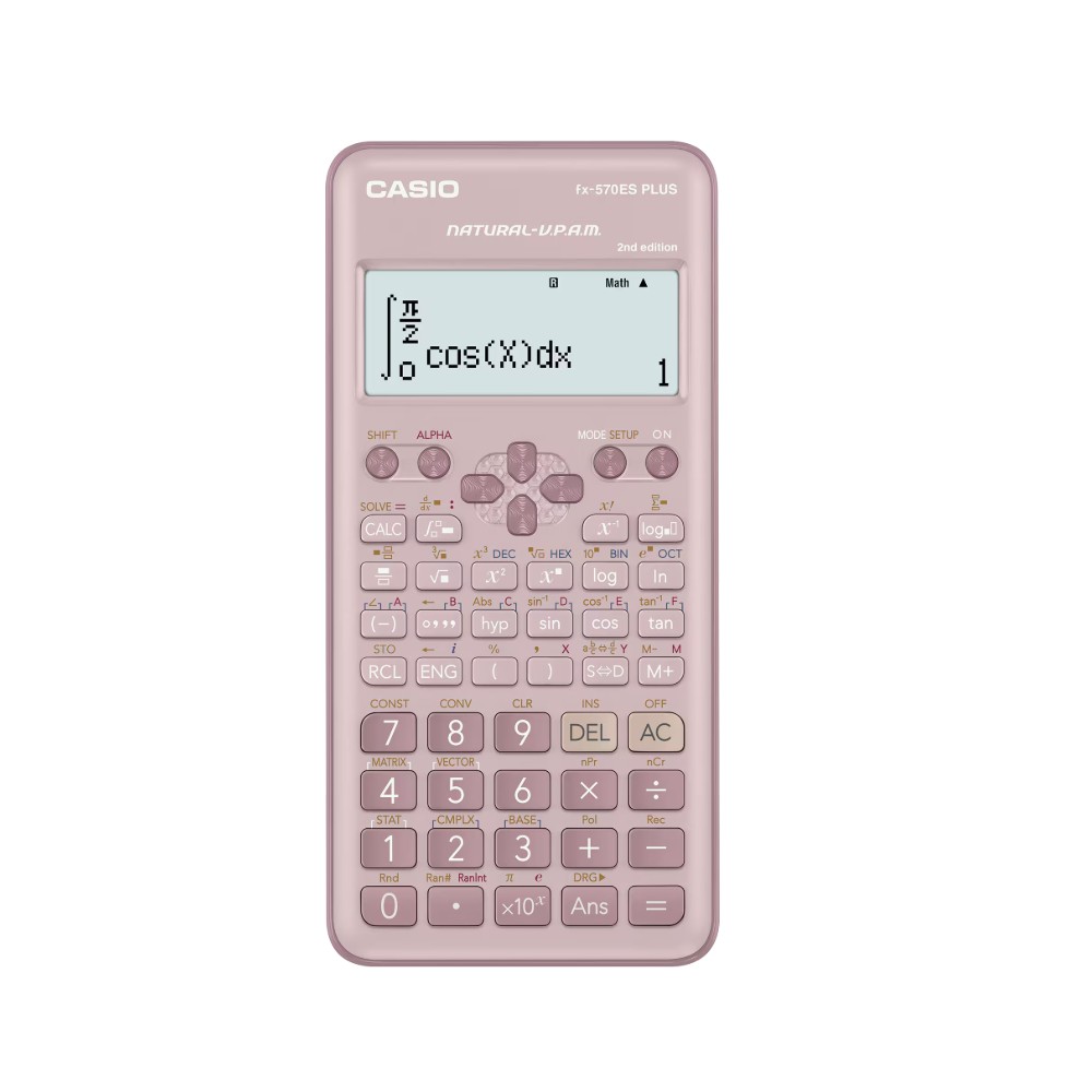 Calculadora Casio FX-570ES Plus 2DA Editon - Pink
