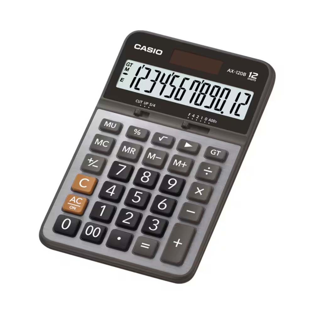 Calculadora Casio AX-120B - Silver/black