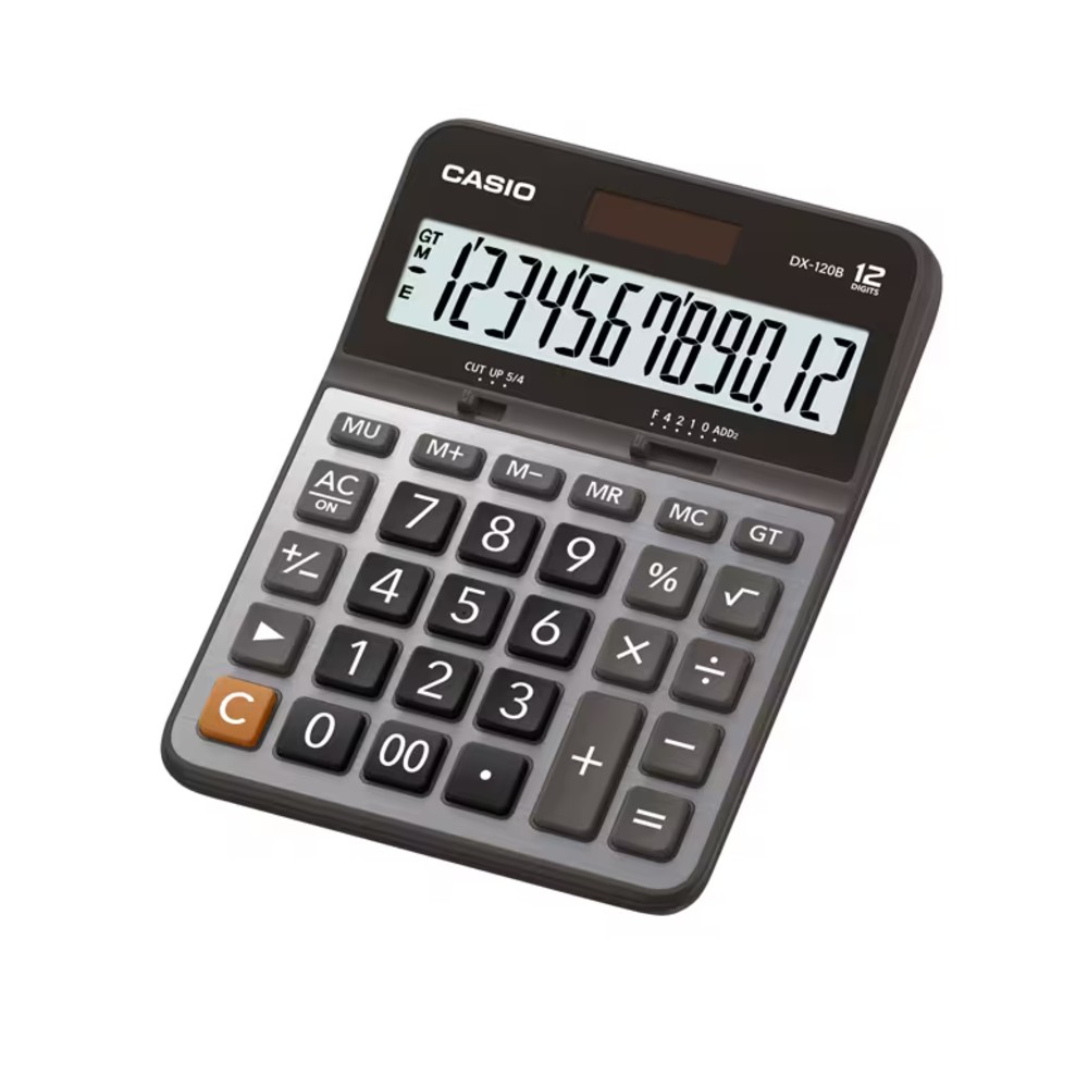 Calculadora Casio DX-120B - Silver/black