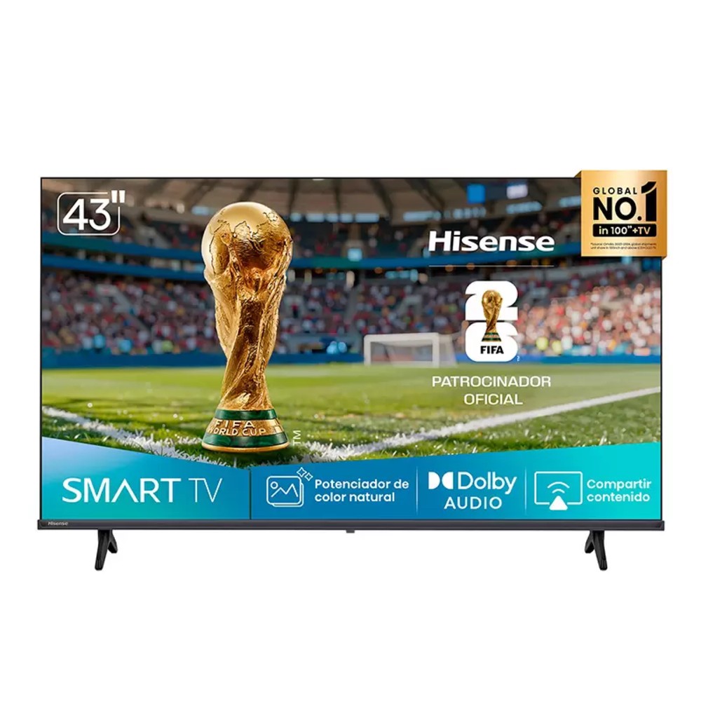 TV Smart Led 43" Hisense 43A4NV Vidaa FHD Hdmi/Bluetooth/Wifi