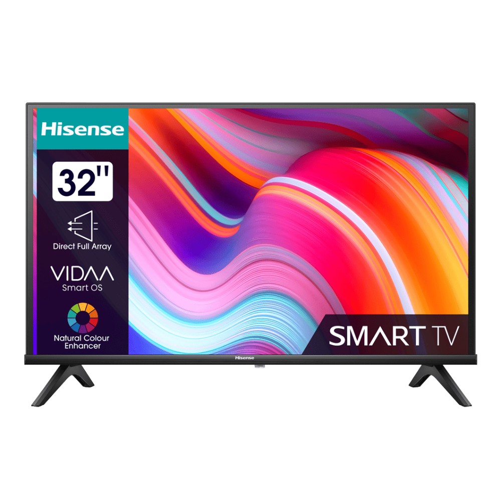 TV Smart Led 32" Hisense 32A4K Vidaa HD Hdmi/Bluetooth/Wifi