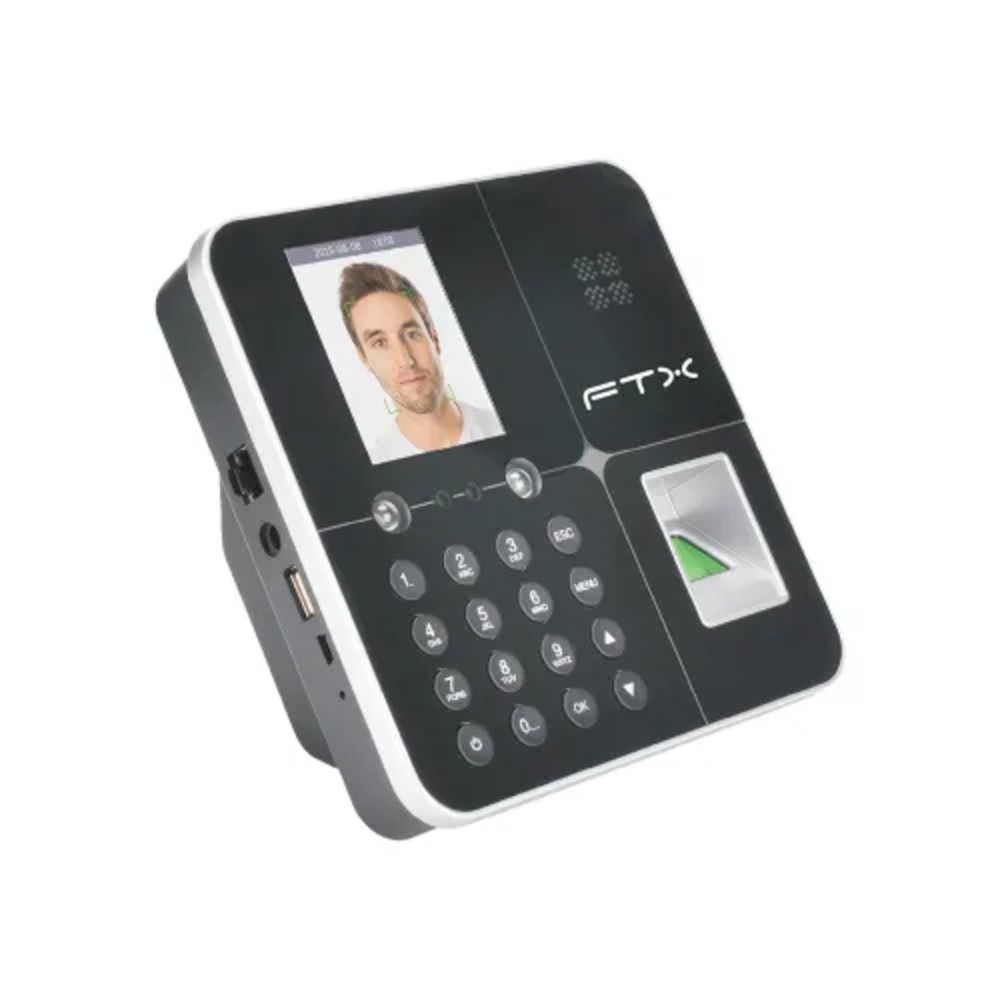 Reloj Marcador Biometrico FTX RJ45/DE Huella/facil FBM-01 - Black