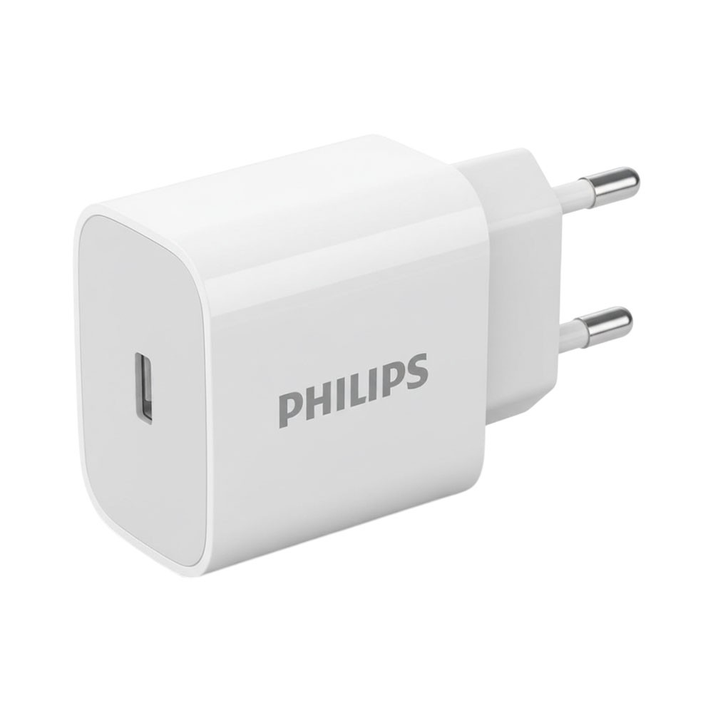 Cargador Philips DLP4313CW/70 USB-C 20W Sin Cable - White (Caja Fea)