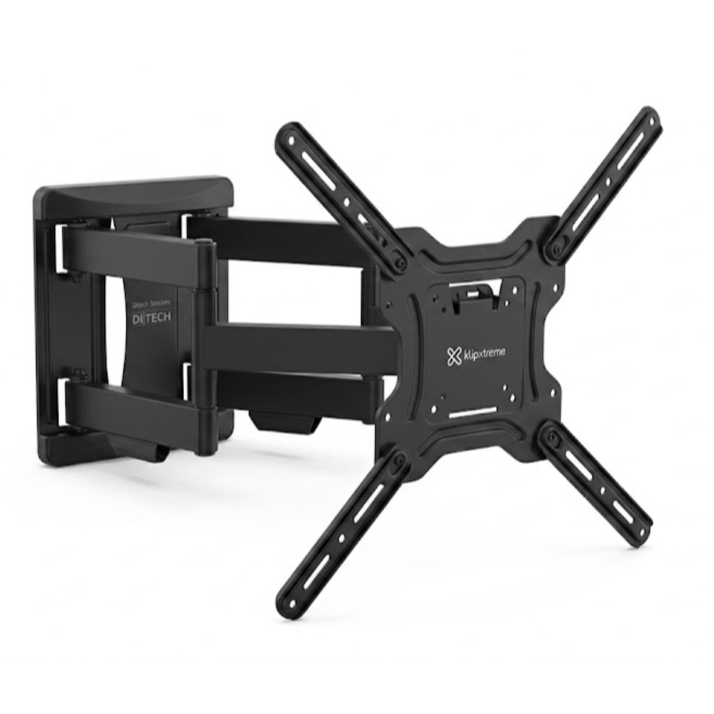 Soporte TV Klip KTM-876 32"-60" 30KG/ART/90ø/NEGRO
