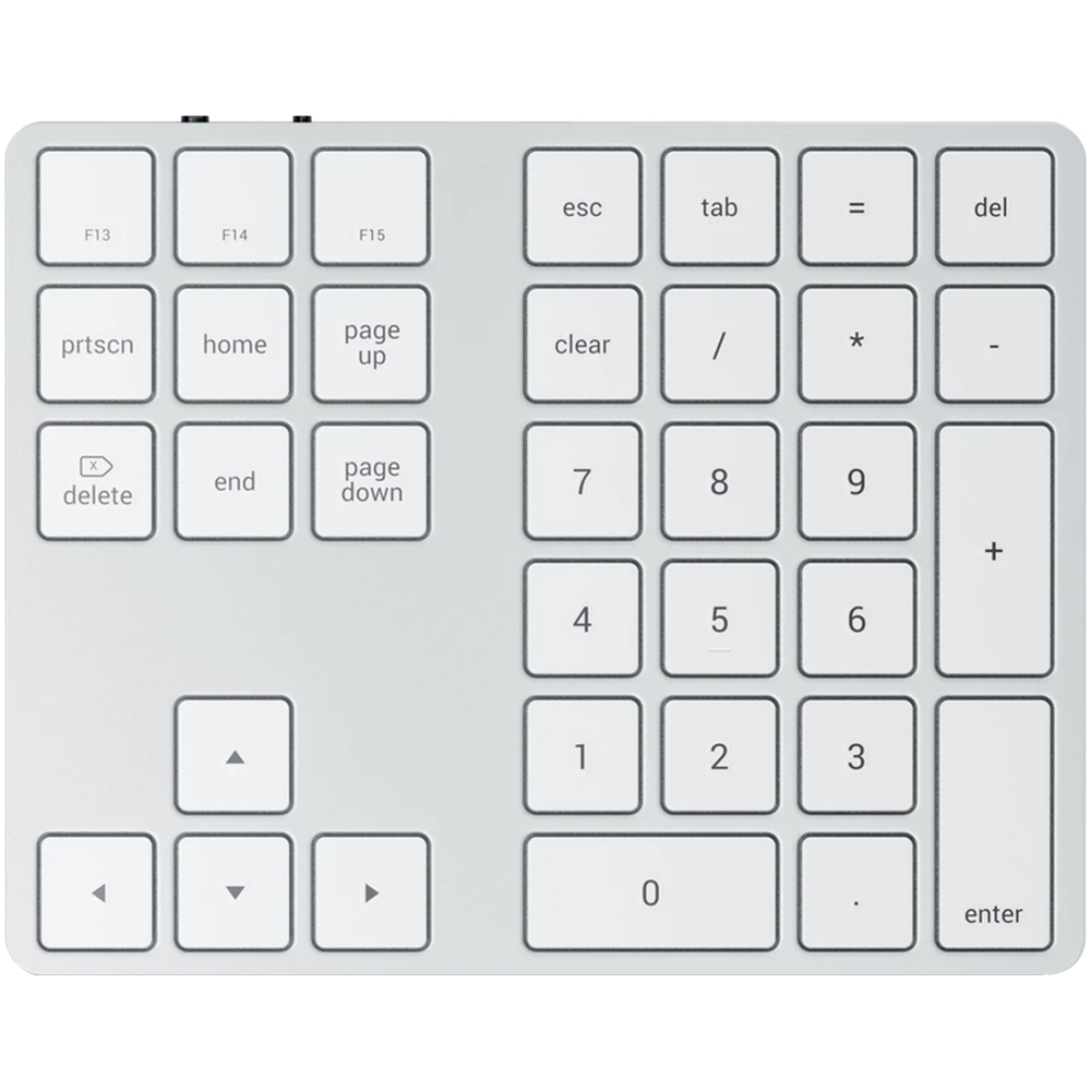 Teclado Inalámbrico Satechi ST-XLABKS Bluetooth para Mac (Inglés) - Silver