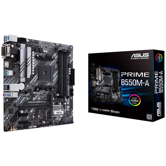 Placa Madre Asus Prime B550M-A Socket AM4/Micro ATX - hasta 4 DDR4