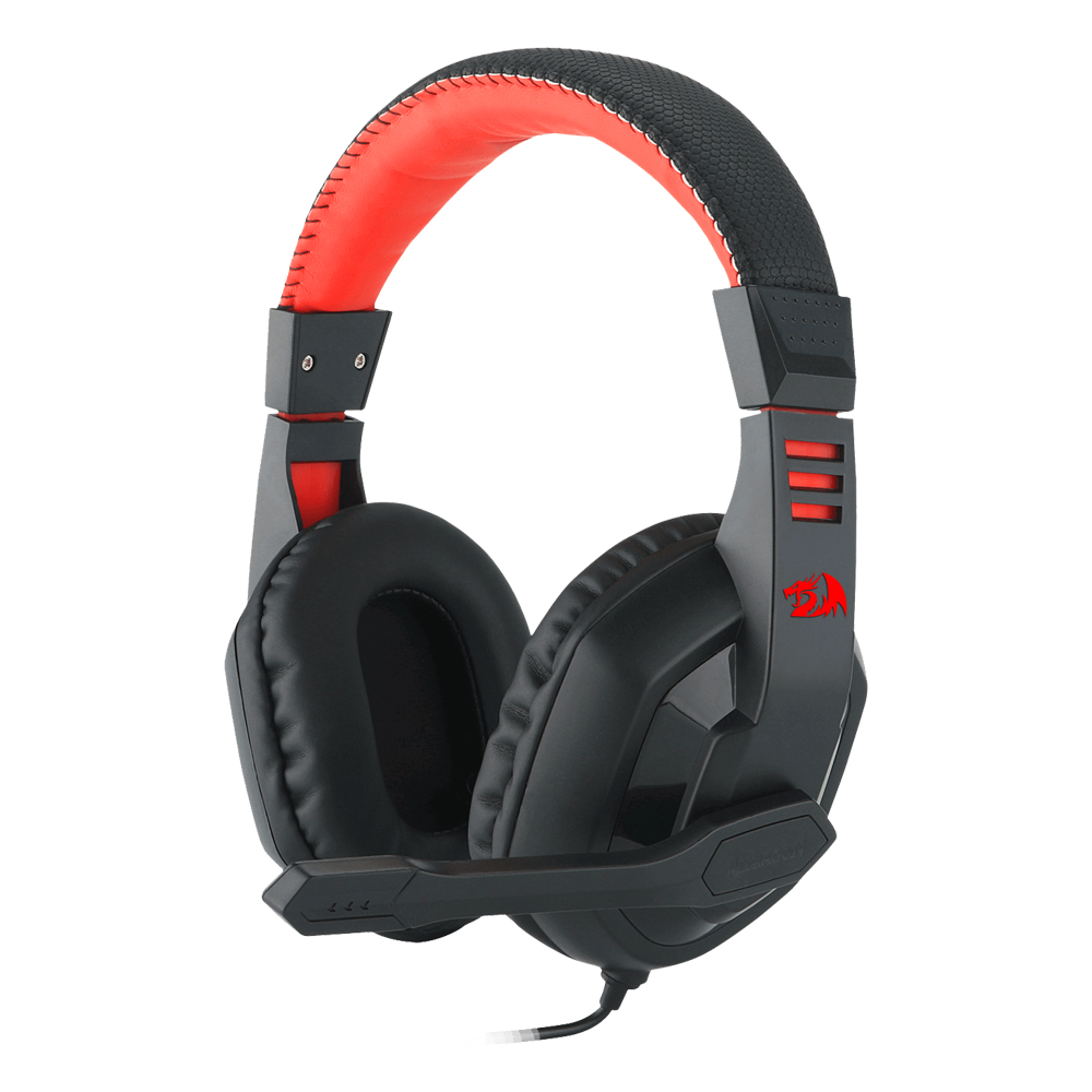 Headset Gaming Redragon Ares H120 Micrófono Retráctil /40 mm - Negro/Rojo