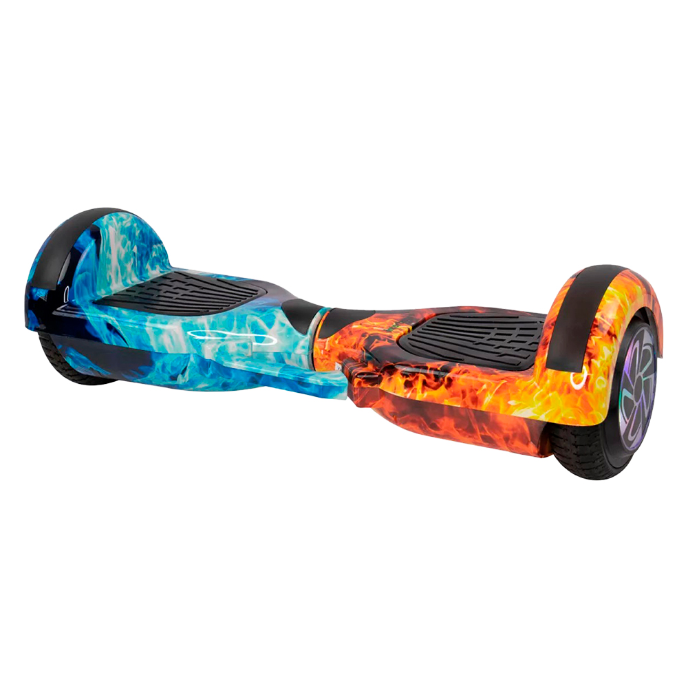 Scooter Eléctrico Interbras 6.5" Luz/Bluetooth - Hielo/Fuego