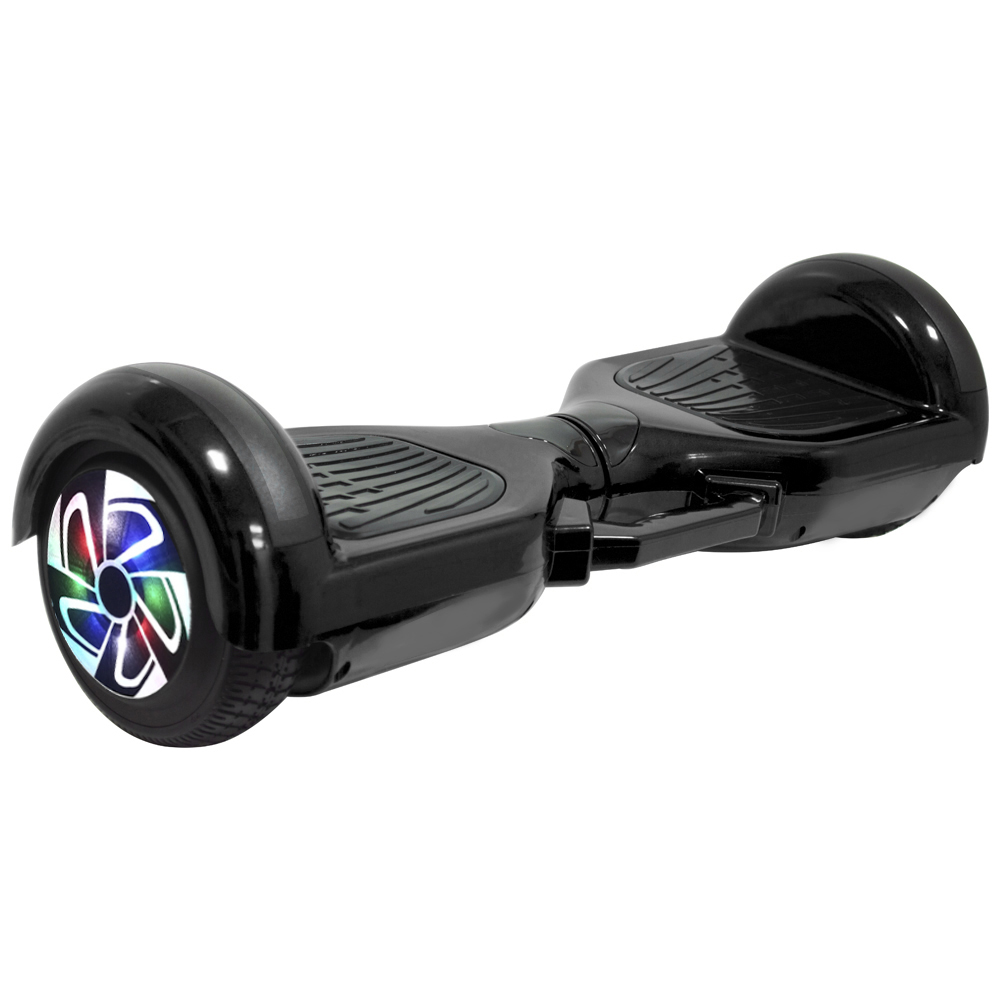 Scooter Eléctrico Interbras 6.5" Luz/Bluetooth - Negro