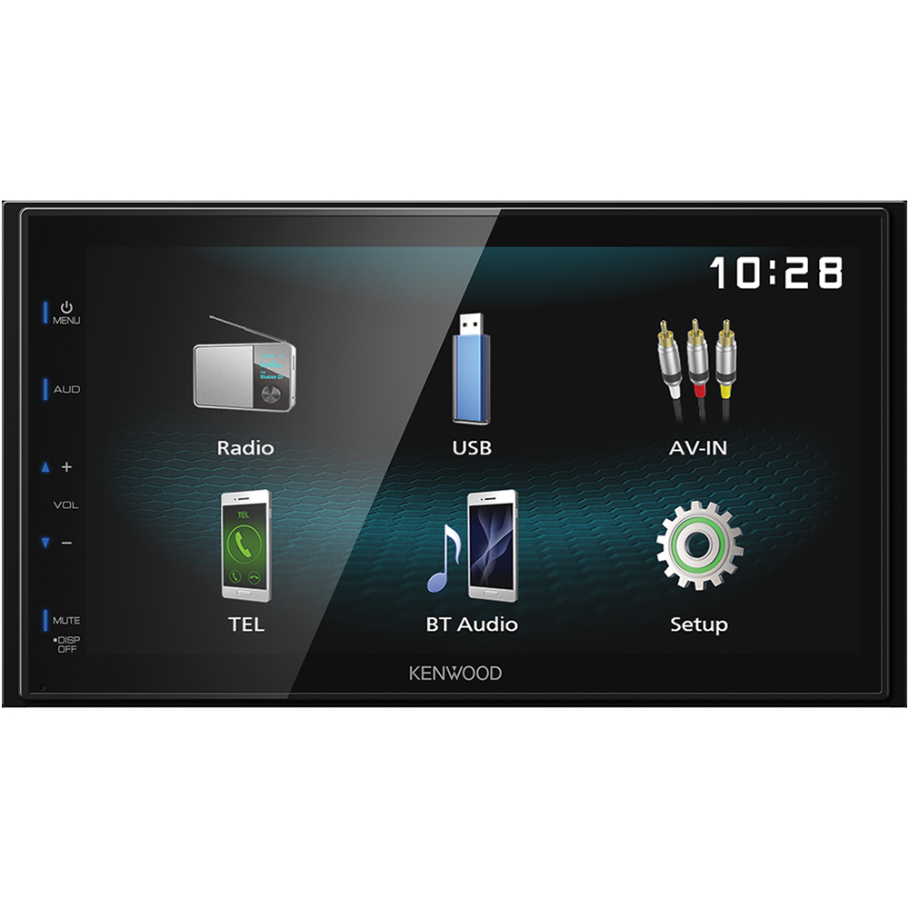 Reproductor MP4 Automotriz Kenwood DMX120BT Pantalla de 6.8" con Bluetooth/USB - Negro