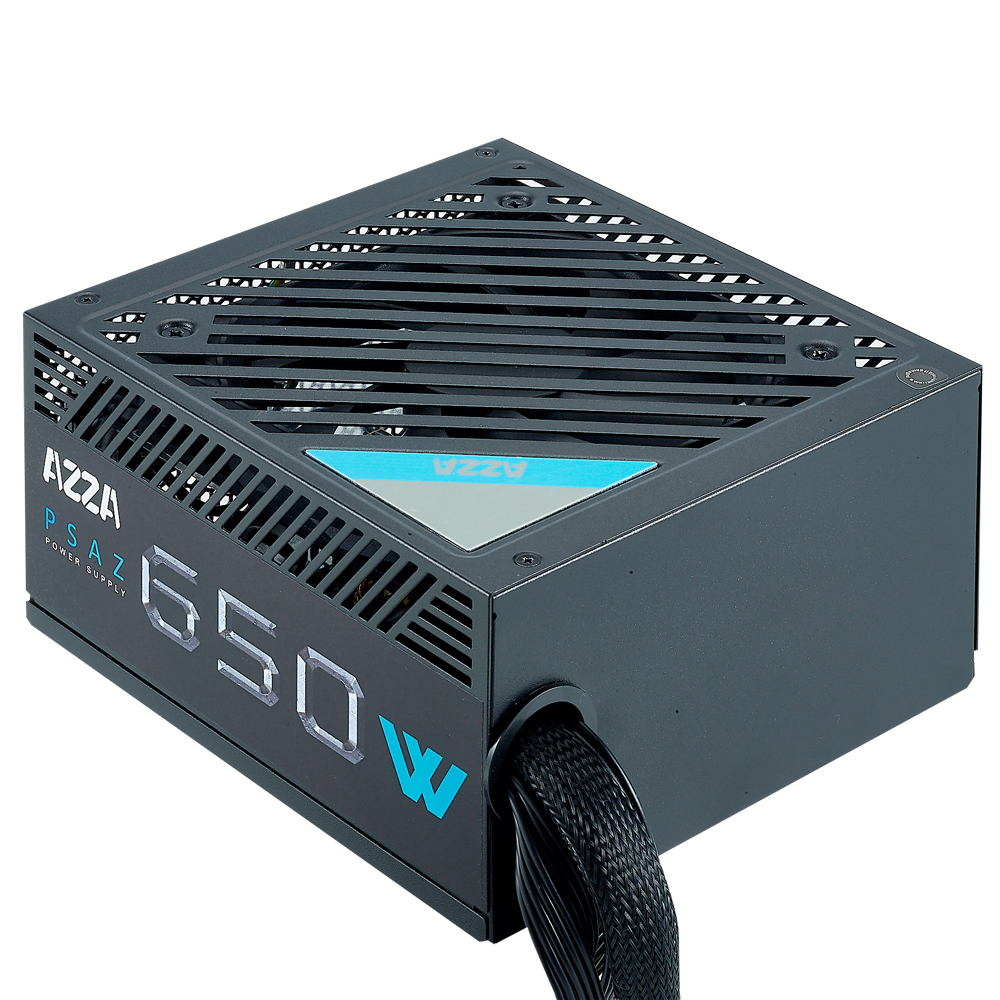 Fuente de Alimentación para PC Azza PSAZ-650W con 80 Plus Bronze/650W/Bivolt - Black