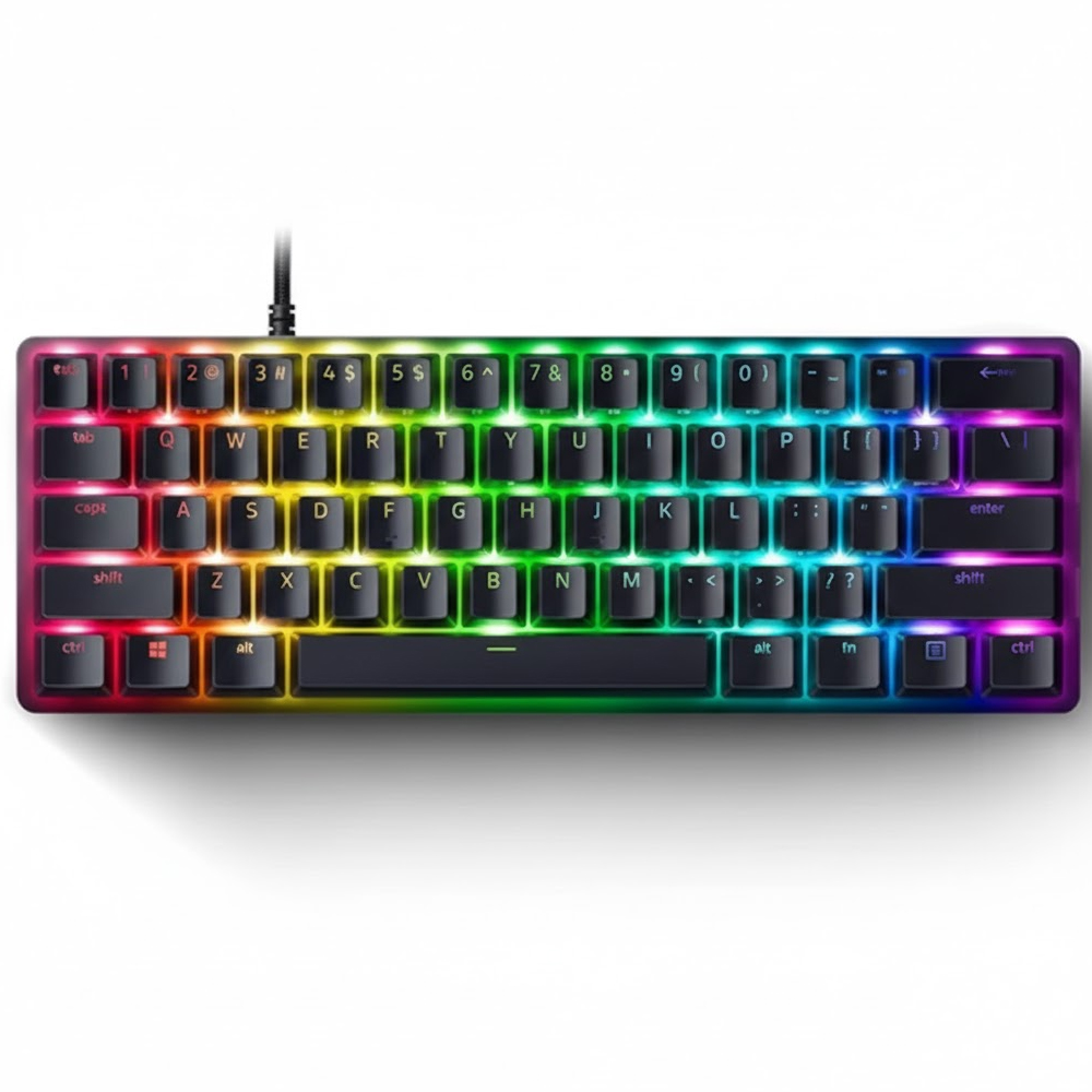 Teclado Razer Hutsman Mini RZ03-03390200-R3M1 RGB - Negro US