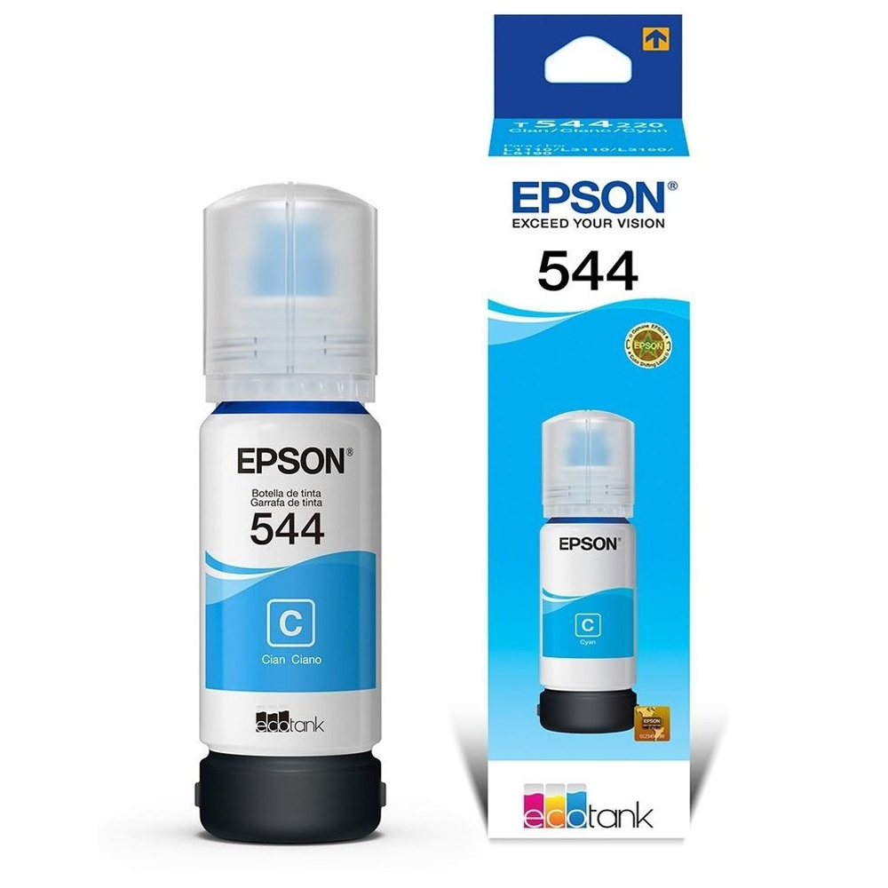 Tinta para Impresoras Epson 544 T544220 de 65mL - Cian