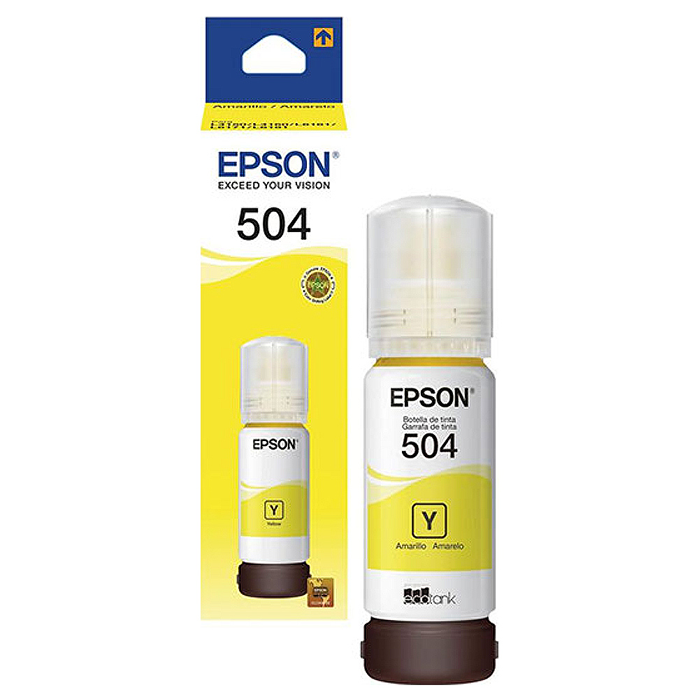Tinta para Impresoras Epson 504 T504420 de 70mL - Amarillo