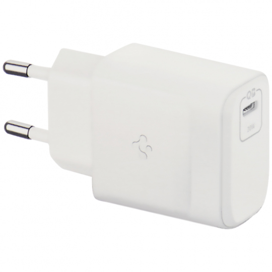 Cargador de Pared Spigen ArcStation PowerArc ACH02205 20W/3.0A/USB-C - Blanco