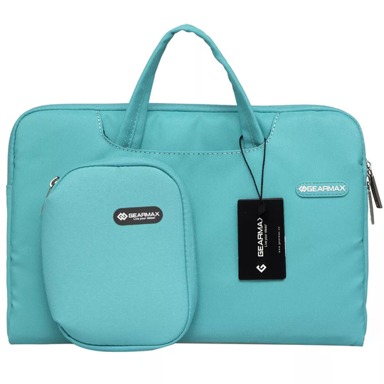 Maletín Wiwu Para Notebook de hasta 13.3" Campus Slim Case - Azul Aqua