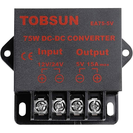 Regulador de Voltaje Tobsun EA75-5V 75W - Negro