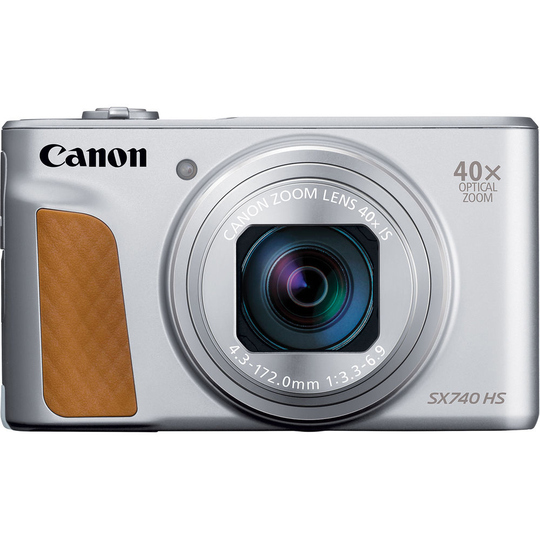 Cámara Canon PowerShot SX740 HS de 20.3MP con Pantalla 3" Wi-Fi/Bluetooth - Plata