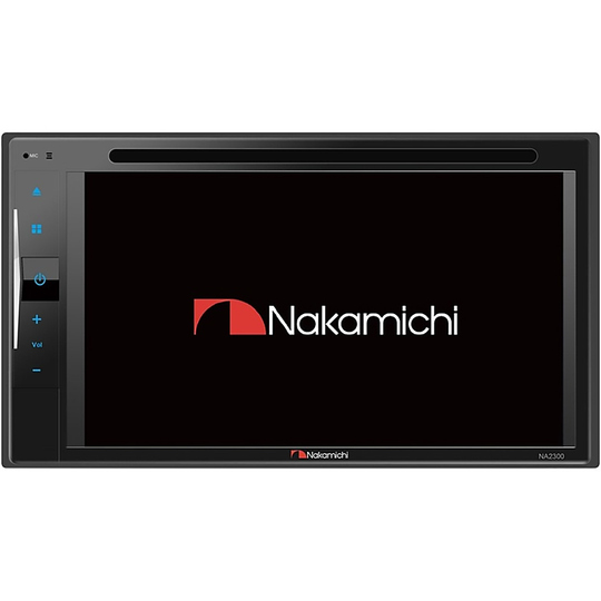 Reproductor DVD Automotriz Nakamichi NA2300 Pantalla de 6.2" con Bluetooth/USB - Negro