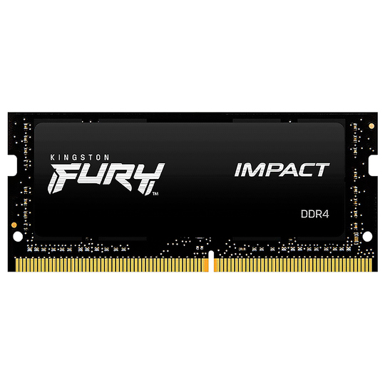 Memoria RAM para Notebook Kingston Fury Impact de 8GB KF432S20IB/8 DDR4/3200Mhz - Negro