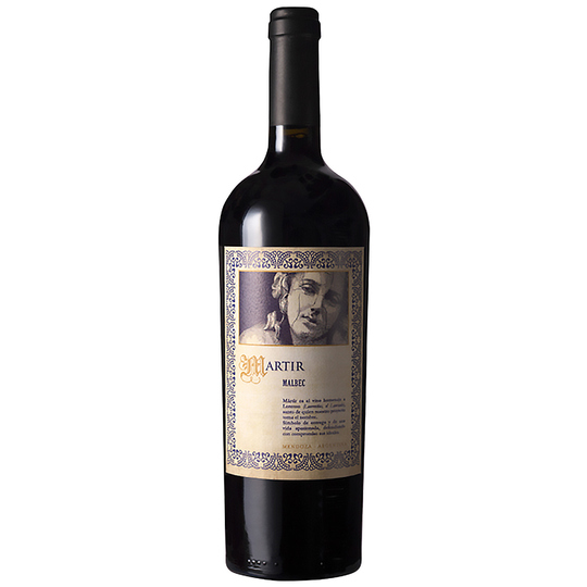 Vino Lorenzo de Agrelo Mártir Malbec 2019 - 750mL