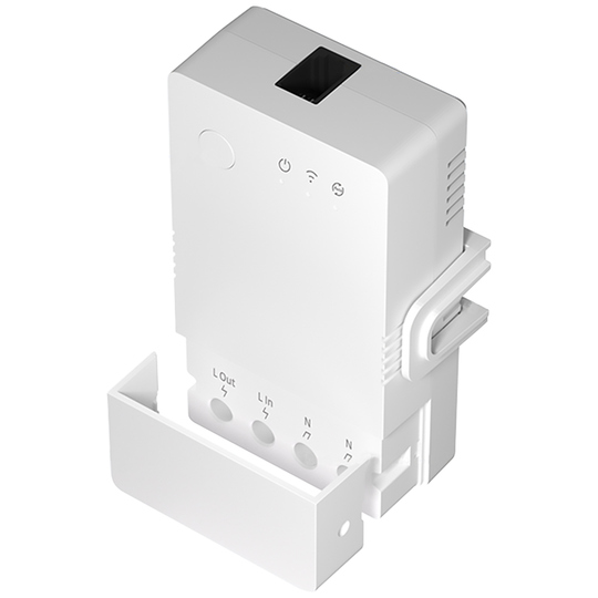 Interruptor de Monitorización de Temperatura y Humedad Sonoff THR316 Origin Bluetooth/Wi-Fi/Bivolt 16A - Blanco