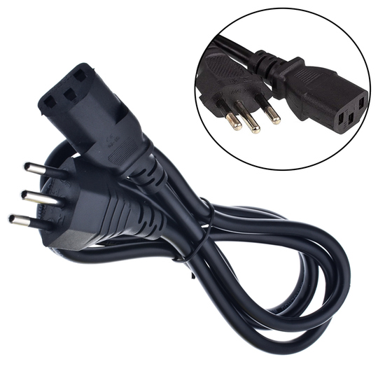 Cable de Energía 3 Pinos KL-008A - Black