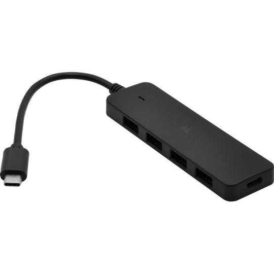Hub USB-C Mtek HB-531TC con 4 puertos USB 3.0/USB-C - Negro