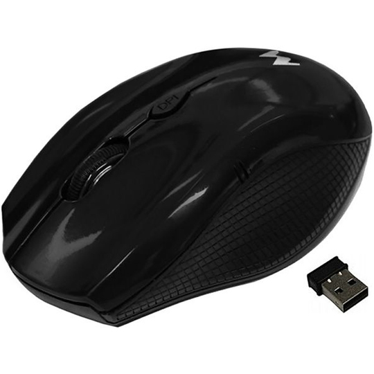 Mouse Inalámbrico Mtek PMF433 1600DPI/3 Botones - Negro