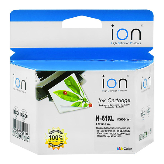 Cartucho de Tinta Ion H-61XL (CH564W) 18mL - Color