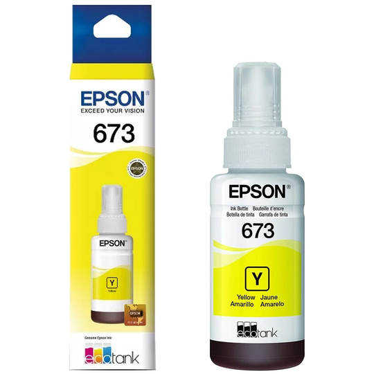 Tinta para Impresoras Epson 673 T673420 con 70mL - Amarillo