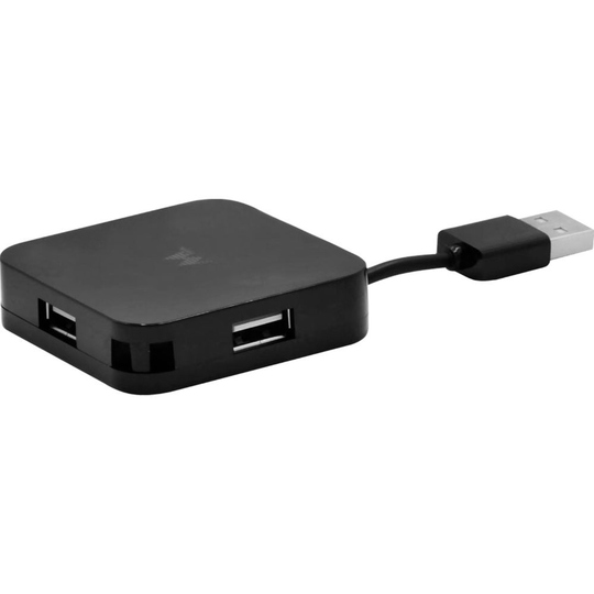 Hub USB Mtek HB-420 con 4 puertos USB 2.0 - Negro