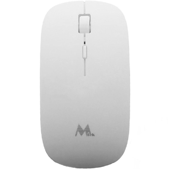 Mouse Inalámbrico Mtek MW-4W350 1600DPI/4Botones - Blanco